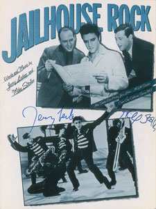 Lot #2080 Jerry Leiber and Mike Stoller Signed Sheet Music - Image 1