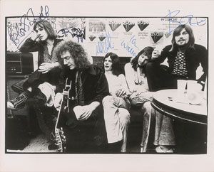 Lot #2289  King Crimson Signed Photograph