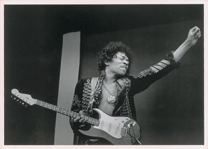 Lot #2101 Jimi Hendrix Original Photograph