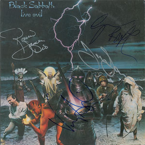 Lot #2255  Black Sabbath Signed Album