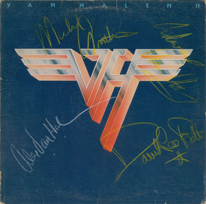Lot #2314  Van Halen Signed Album