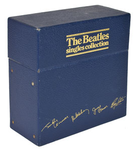 Lot #2362 Brad Delp's Beatles Singles Collection Vinyl Set - Image 1