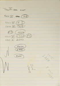 Lot #2348 Brad Delp's Handwritten Lyric Notebook - Image 4