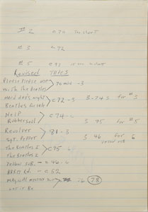 Lot #2348 Brad Delp's Handwritten Lyric Notebook - Image 5