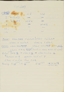Lot #2348 Brad Delp's Handwritten Lyric Notebook - Image 7