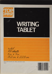 Lot #2348 Brad Delp's Handwritten Lyric Notebook - Image 8