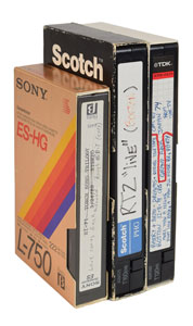 Lot #2361 Brad Delp's Group of (3) Video Tapes