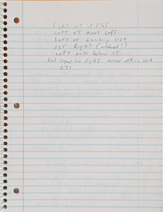 Lot #2338 Brad Delp's Notebook with Handwritten Notes and Lyrics - Image 4
