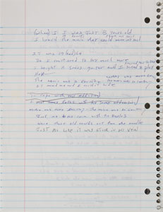 Lot #2338 Brad Delp's Notebook with Handwritten Notes and Lyrics - Image 10