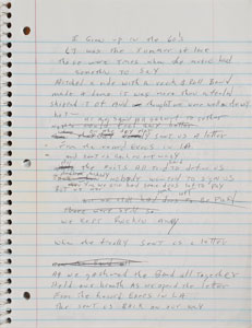 Lot #2338 Brad Delp's Notebook with Handwritten Notes and Lyrics - Image 13