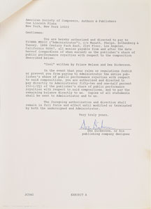 Lot #2483  Prince Signed Document - Image 8