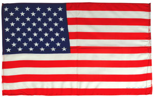 Lot #32 Dave Scott's Apollo 15 Lunar Orbit-Flown Extra Large American Flag - Image 1