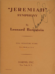 Lot #500 Leonard Bernstein - Image 1