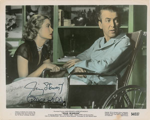 Lot #683 Grace Kelly and James Stewart - Image 1