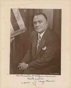 Lot #268 J. Edgar Hoover - Image 1