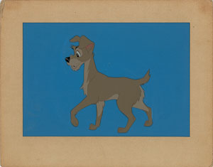 Lot #837 Tramp production cel from Lady and the Tramp - Image 1