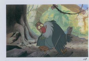 Lot #860 Buzzie production cel from The Jungle Book - Image 1