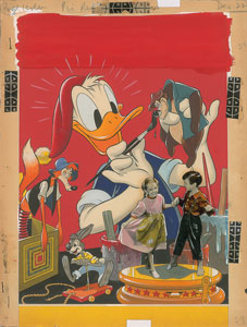 Lot #820 Song of the South and Donald Duck original advertising artwork - Image 1