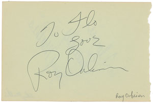 Lot #546 Roy Orbison - Image 1