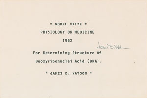 Lot #44 DNA: Watson, Crick, and Wilkins - Image 2
