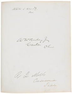 Lot #86 Chester A. Arthur and Cabinet - Image 3