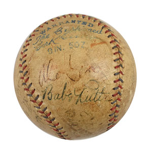 Lot #736 Babe Ruth and Moe Berg - Image 1