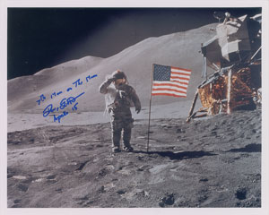 Lot #366 Apollo 15: Irwin and Scott - Image 1