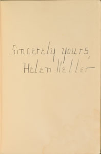 Lot #165 Helen Keller