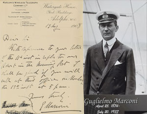 Lot #13 Guglielmo Marconi