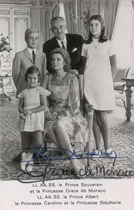 Lot #286 Princess Grace and Prince Rainier - Image 1
