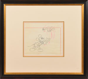Lot #774 Mickey Mouse production storyboard drawing from Magician Mickey - Image 1