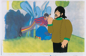 Lot #892 George Harrison production cel from Yellow Submarine - Image 1