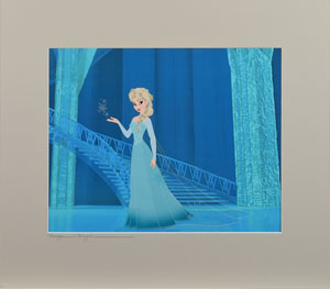 Lot #880 Princess Elsa limited edition cel from Frozen - Image 1