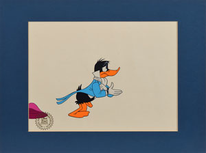 Lot #890 Daffy Duck production cel from Carnival of the Animals - Image 1