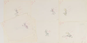 Lot #889 Woody Woodpecker production drawings - Image 1