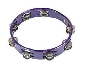 Lot #6056  Prince's Personally-Owned and -Used Purple Tambourine