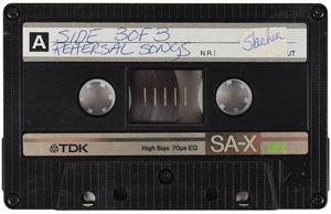 Lot #6106  Prince 1986 Rehearsal Cassette Tape - Image 2