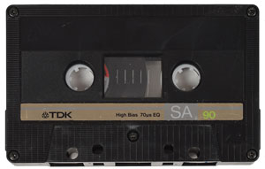 Lot #6215  Prince 1994 Black Album Cassette Tape - Image 2