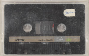 Lot #6215  Prince 1994 Black Album Cassette Tape - Image 3