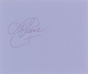 Lot #6053  Prince 1985 Signature