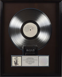 Lot #6115  Prince Parade Platinum Sales Award