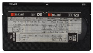 Lot #6162  Prince 1988 Compilation VHS