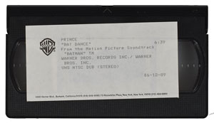 Lot #6184  Prince 'Bat Dance' VHS - Image 3