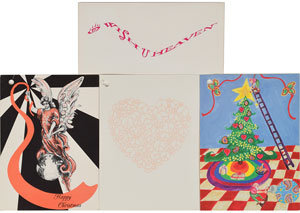 Lot #6176  Prince Set of (4) Christmas Cards