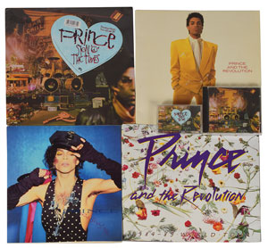 Lot #6139  Prince Collection of Tour Books and Sign 'O' The Times Music