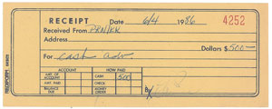 Lot #6180  Prince Set of (3) Petty Cash Receipts - Image 2