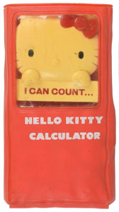 Lot #6118  Prince 1986 Hello Kitty Calculator Gifted to Him By a Fan
