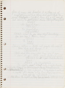 Lot #6078  Prince's Cherry Moon Personal Notebook with Extensive Handwritten Working Script - Image 5