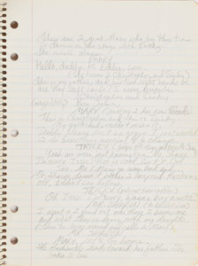 Lot #6078  Prince's Cherry Moon Personal Notebook with Extensive Handwritten Working Script - Image 9