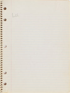 Lot #6078  Prince's Cherry Moon Personal Notebook with Extensive Handwritten Working Script - Image 11